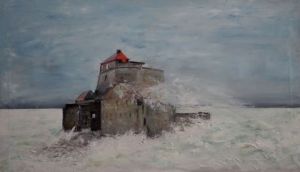 Voir le détail de cette oeuvre: Fort d'Ambleteuse sous les vagues